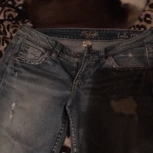 Silver jeans